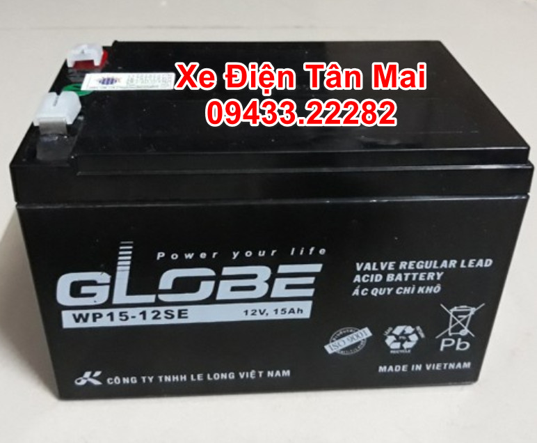 Bình globe 12v15ah