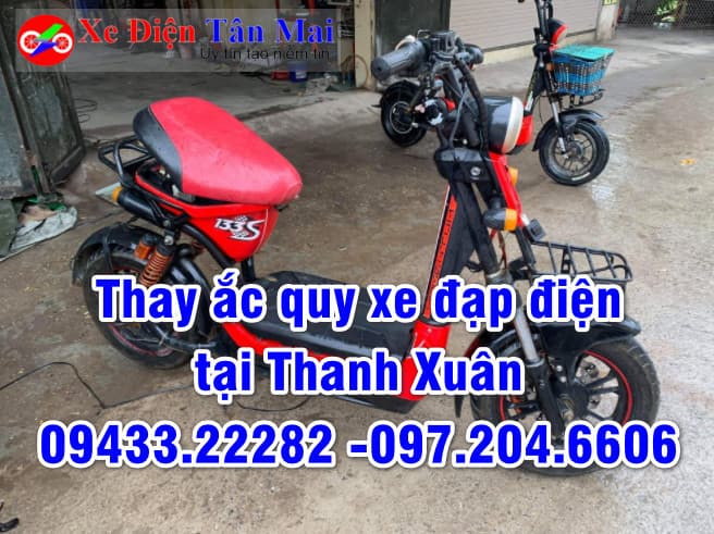 Thay ắc quy xe đạp điện tại Thanh Xuân