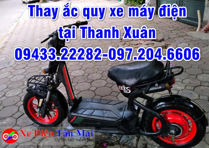 Thay ắc quy xe máy điện tại Thanh Xuân, Hà Nội