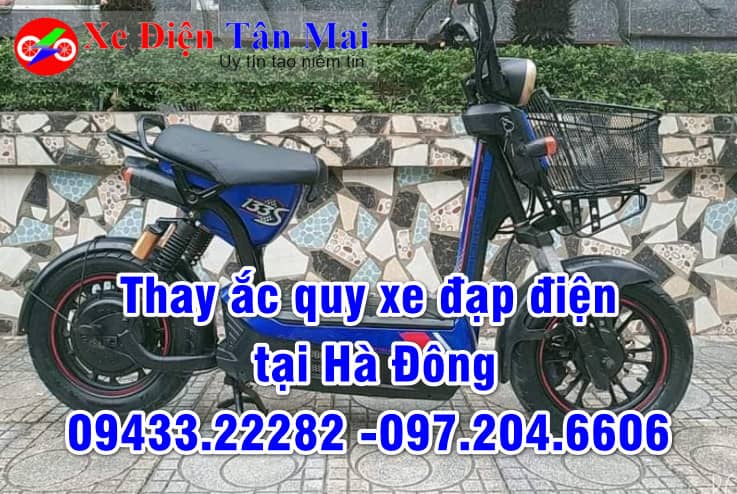 thay ắc quy xe máy đạp tại Hà Đông, Hà Nội