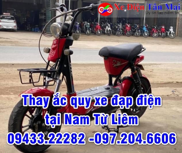 Thay ắc quy xe đạp điện tại Nam Từ Liêm, Hà Nội