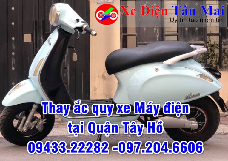 Thay ắc quy xe đạp điện tại Tây Hồ, Hà Nội