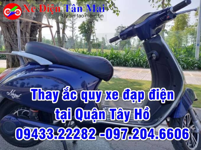 Thay ắc quy xe đạp điện tại Tây Hồ