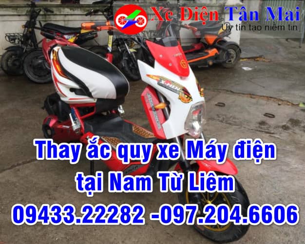 Thay ắc quy xe máy điện tại Nam Từ Liêm